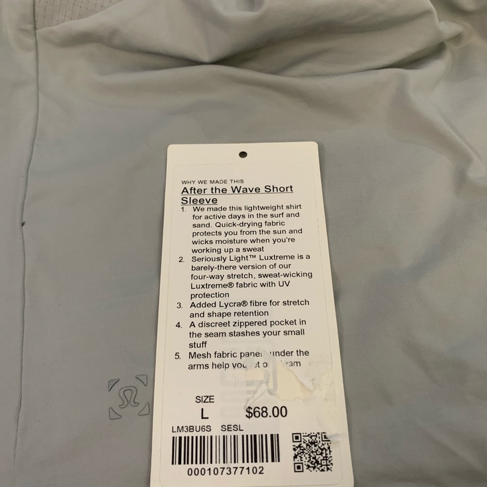 Lululemon After the Wave Short Sleeve